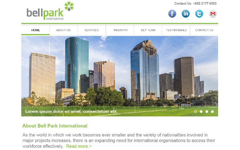 網頁設計 - Bellpark